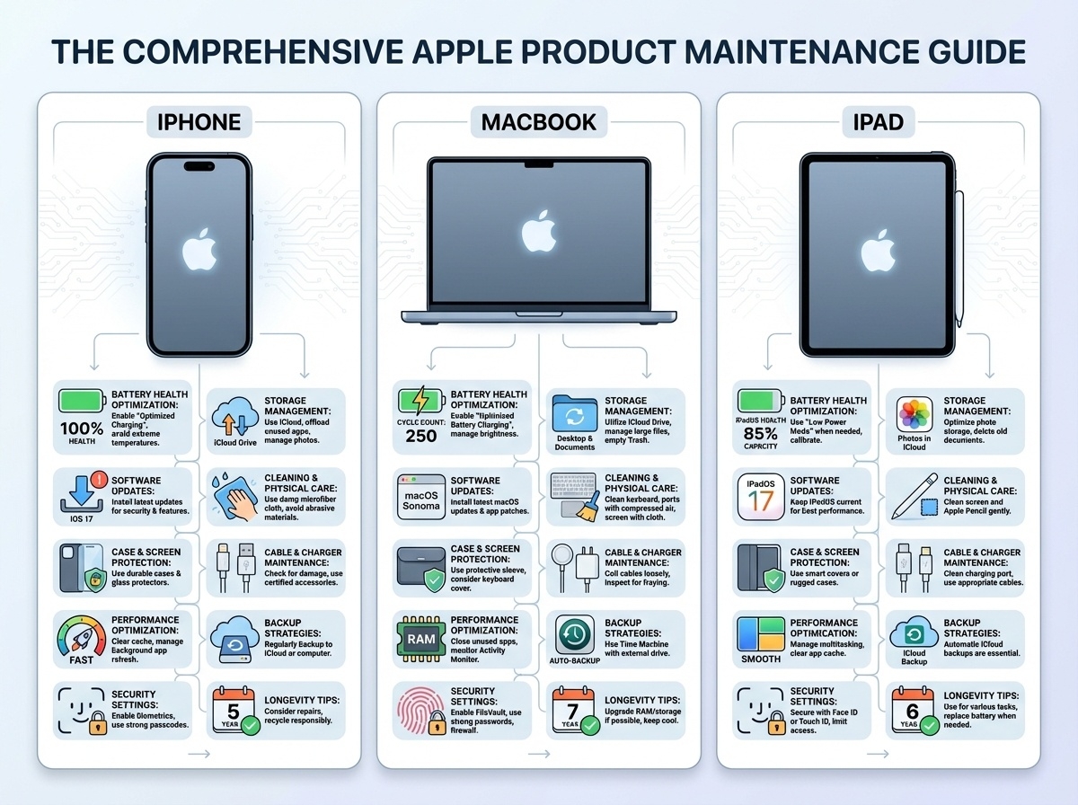 애플 제품 유지보수 방법