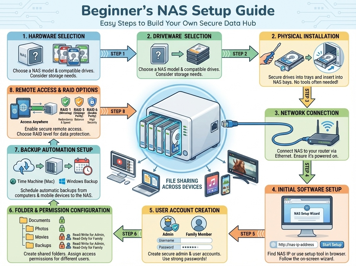 초보자를 위한 NAS 설치